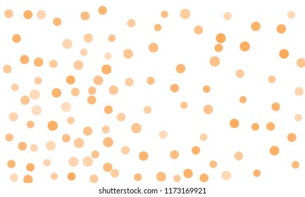 Circles confetti falling on transparent background. Round, dot vector background. Abstract colorful confetti flying in the air. Vector holiday illustration with circles confetti.