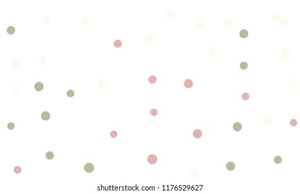 Circles confetti falling on transparent background. Round, dot vector background. Abstract colorful confetti flying in the air. Vector holiday illustration with circles confetti.