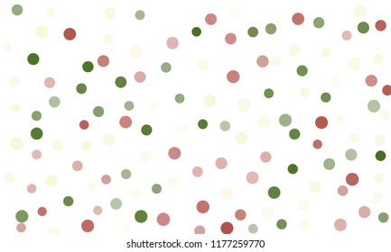 Circles confetti falling on transparent background. Round, dot vector background. Abstract colorful confetti flying in the air. Vector holiday illustration with circles confetti.