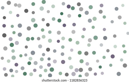 Circles confetti falling on transparent background. Round, dot vector background. Abstract colorful confetti flying in the air. Vector holiday illustration with circles confetti.