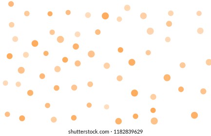 Circles confetti falling on transparent background. Round, dot vector background. Abstract colorful confetti flying in the air. Vector holiday illustration with circles confetti.