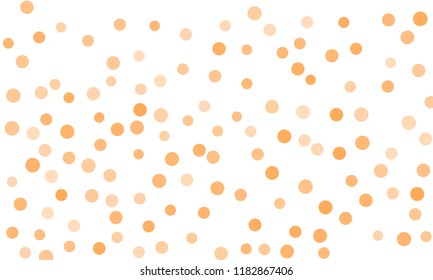 Circles confetti falling on transparent background. Round, dot vector background. Abstract colorful confetti flying in the air. Vector holiday illustration with circles confetti.
