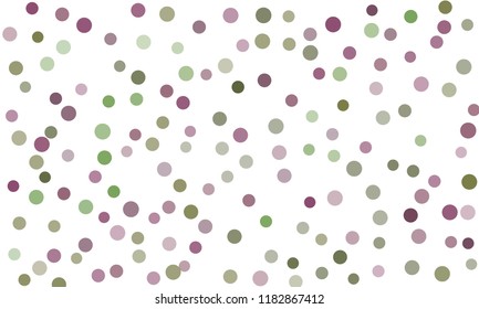 Circles confetti falling on transparent background. Round, dot vector background. Abstract colorful confetti flying in the air. Vector holiday illustration with circles confetti.