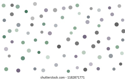 Circles confetti falling on transparent background. Round, dot vector background. Abstract colorful confetti flying in the air. Vector holiday illustration with circles confetti.