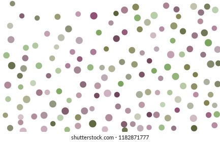 Circles confetti falling on transparent background. Round, dot vector background. Abstract colorful confetti flying in the air. Vector holiday illustration with circles confetti.