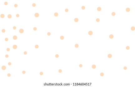 Circles confetti falling on transparent background. Round, dot vector background. Abstract colorful confetti flying in the air. Vector holiday illustration with circles confetti.