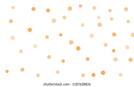 Circles confetti falling on transparent background. Round, dot vector background. Abstract colorful confetti flying in the air. Vector holiday illustration with circles confetti.