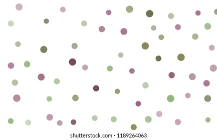 Circles confetti falling on transparent background. Round, dot vector background. Abstract colorful confetti flying in the air. Vector holiday illustration with circles confetti.