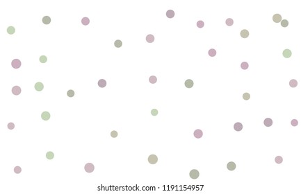 Circles confetti falling on transparent background. Round, dot vector background. Abstract colorful confetti flying in the air. Vector holiday illustration with circles confetti.