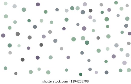 Circles confetti falling on transparent background. Round, dot vector background. Abstract colorful confetti flying in the air. Vector holiday illustration with circles confetti.