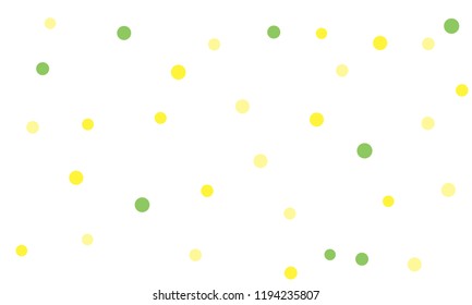 Circles confetti falling on transparent background. Round, dot vector background. Abstract colorful confetti flying in the air. Vector holiday illustration with circles confetti.