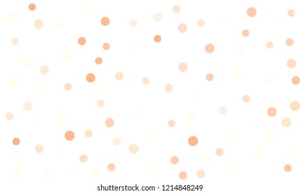 Circles confetti falling on transparent background. Round, dot vector background. Abstract colorful confetti flying in the air. Vector holiday illustration with circles confetti.