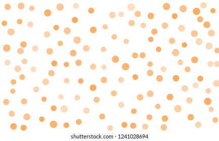 Circles confetti falling on transparent background. Round, dot vector background. Abstract colorful confetti flying in the air. Vector holiday illustration with circles confetti.