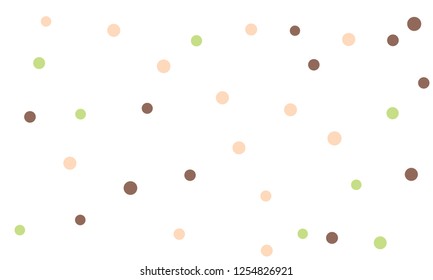 Circles confetti falling on transparent background. Round, dot vector background. Abstract colorful confetti flying in the air. Vector holiday illustration with circles confetti.