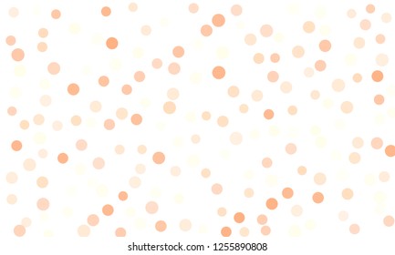 Circles confetti falling on transparent background. Round, dot vector background. Abstract colorful confetti flying in the air. Vector holiday illustration with circles confetti.