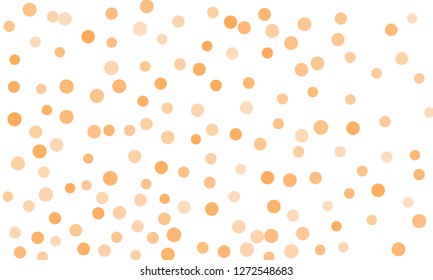 Circles confetti falling on transparent background. Round, dot vector background. Abstract colorful confetti flying in the air. Vector holiday illustration with circles confetti.
