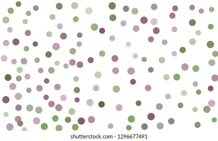 Circles confetti falling on transparent background. Round, dot vector background. Abstract colorful confetti flying in the air. Vector holiday illustration with circles confetti.