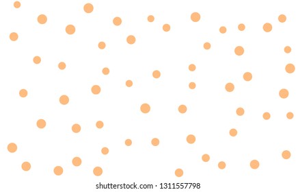 Circles confetti falling on transparent background. Round, dot vector background. Abstract colorful confetti flying in the air. Vector holiday illustration with circles confetti.