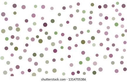 Circles confetti falling on transparent background. Round, dot vector background. Abstract colorful confetti flying in the air. Vector holiday illustration with circles confetti.