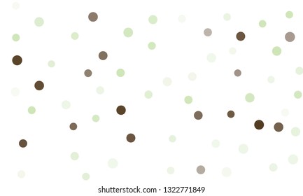 Circles confetti falling on transparent background. Round, dot vector background. Abstract colorful confetti flying in the air. Vector holiday illustration with circles confetti.