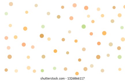 Circles confetti falling on transparent background. Round, dot vector background. Abstract colorful confetti flying in the air. Vector holiday illustration with circles confetti.