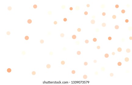 Circles confetti falling on transparent background. Round, dot vector background. Abstract colorful confetti flying in the air. Vector holiday illustration with circles confetti.