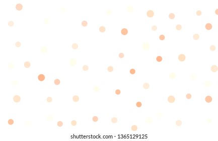 Circles confetti falling on transparent background. Round, dot vector background. Abstract colorful confetti flying in the air. Vector holiday illustration with circles confetti.