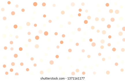 Circles confetti falling on transparent background. Round, dot vector background. Abstract colorful confetti flying in the air. Vector holiday illustration with circles confetti.
