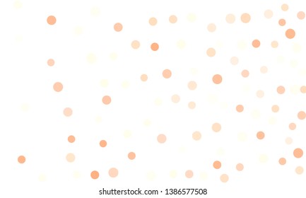 Circles confetti falling on transparent background. Round, dot vector background. Abstract colorful confetti flying in the air. Vector holiday illustration with circles confetti.