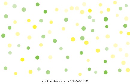 Circles confetti falling on transparent background. Round, dot vector background. Abstract colorful confetti flying in the air. Vector holiday illustration with circles confetti.