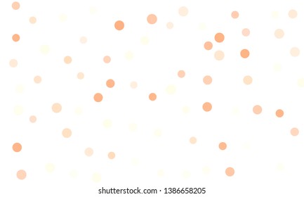 Circles confetti falling on transparent background. Round, dot vector background. Abstract colorful confetti flying in the air. Vector holiday illustration with circles confetti.