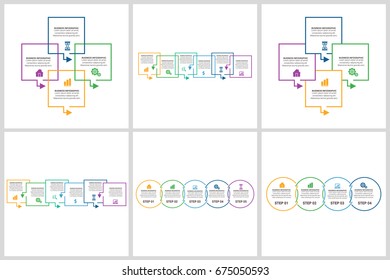 Circles diagram, data Elements For Template infographics Set