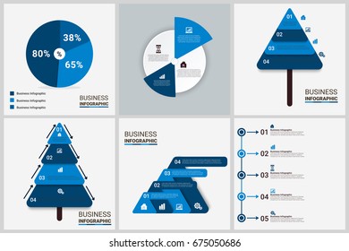 Circles diagram, data Elements For Template infographics Set