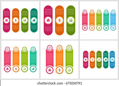 Circles diagram, data Elements For Template infographics Set