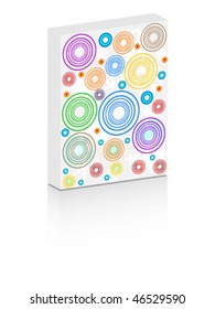 circles of different colors on box