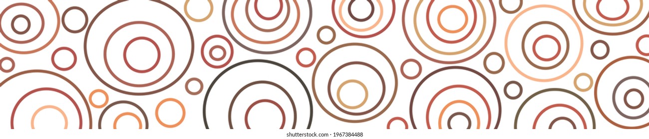 circles of different diameters and colors on a white background, kitchen skins