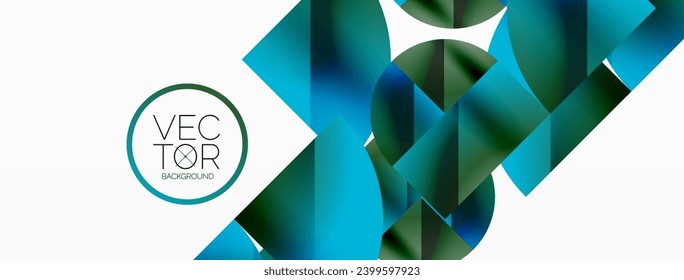 Circles and diverse shapes converge, fashioning contemporary backdrop igniting creativity. Design for digital designs, presentations, website banners, social media posts