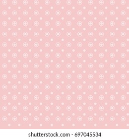 Circles and dots repeating seamless design.vector
