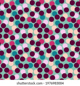 The circles are double. Seamless background for any use.