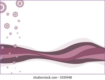 circles are drop on the dream waves