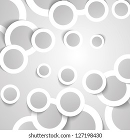 Circles with drop shadows