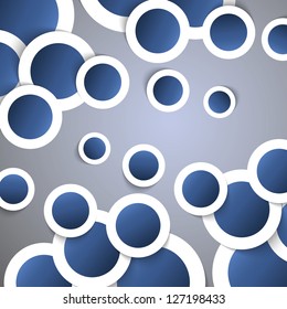 Circles with drop shadows