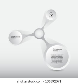 Circles with drop shadows