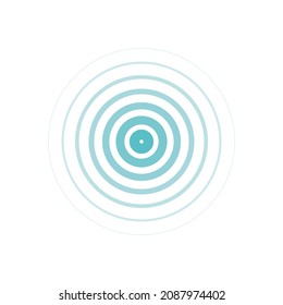 circles from drops of water  vector illustration