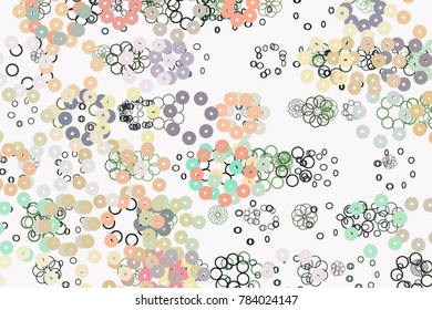 Circles or ellipses, abstract geometric background pattern. Vector illustration graphic.