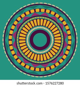 circles Ethnic geometric pattern Design