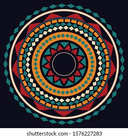 circles Ethnic geometric pattern Design