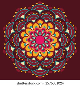 circles Ethnic geometric pattern Design