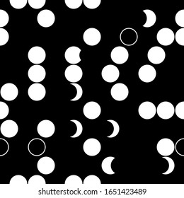 Círculos, patrones de figuras. Un adorno sin inmueble. Fondo circular de formularios. Moto geométrico. Rodear formas fondo. Papel pintado étnico. Papel digital, impresión textil, diseño web, imagen abstracta. Vector.