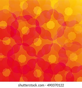 Circles Flower Abstract Background